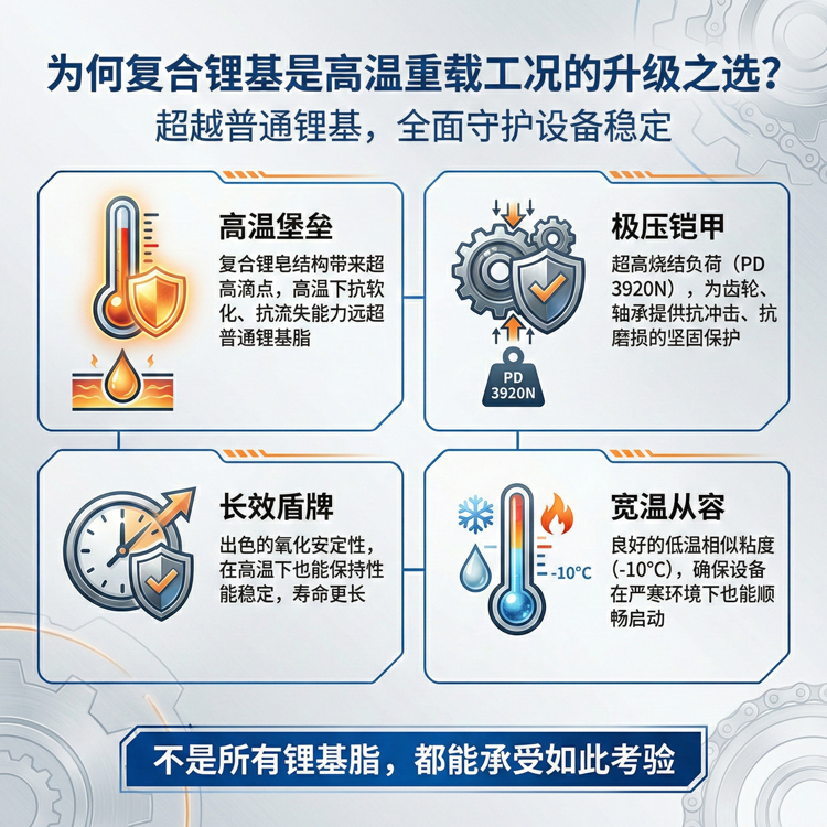 极压复合锂基润滑脂 极压复合锂基润滑脂