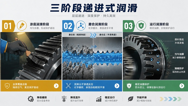 三阶段递进式润滑流程 三阶段递进式润滑流程
